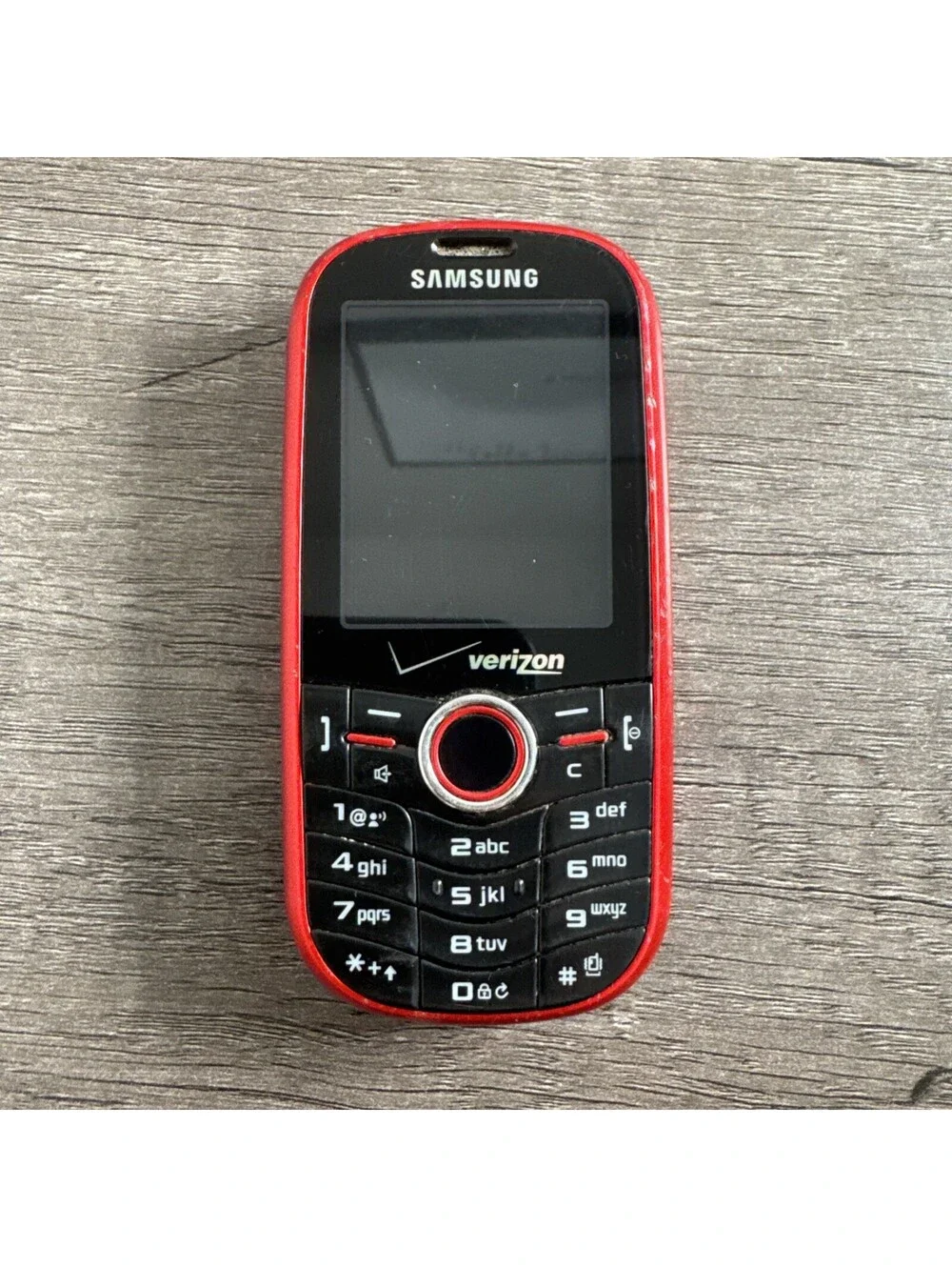 Samsung Intensity SCH-U450 Red Verizon Slider QWERTY 1.3MP Bluetooth 31MB